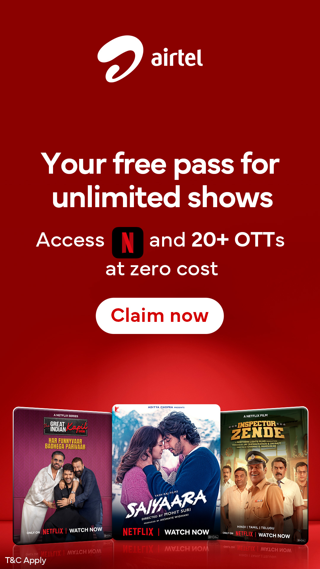 Airtel India Facebook ad