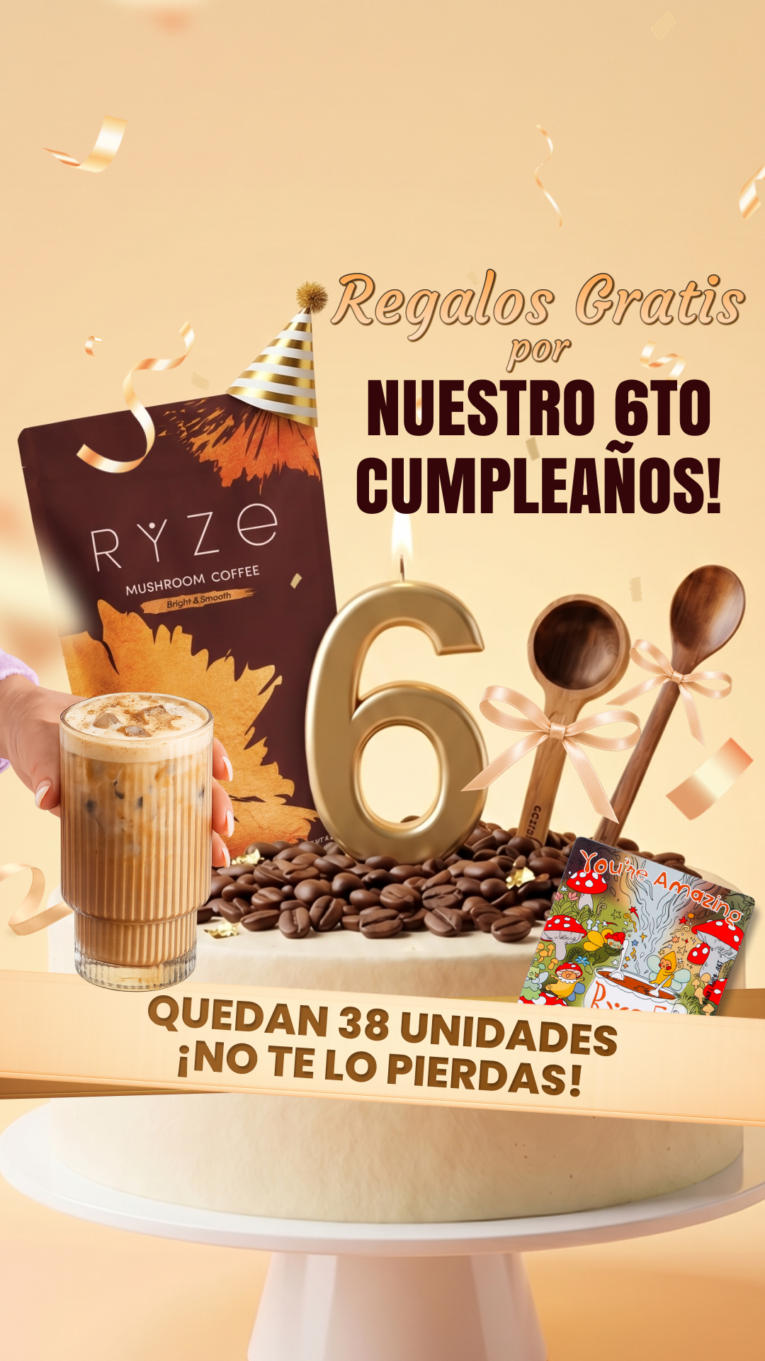 RYZE Superfoods Facebook ad