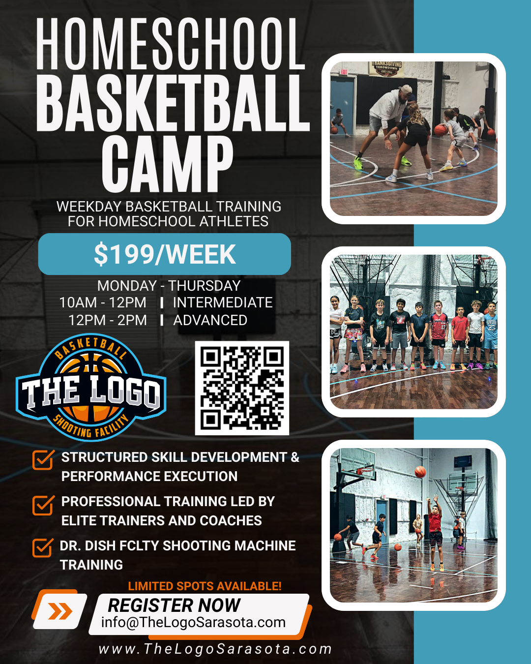 The Logo Basketball Shooting Facility Facebook ad