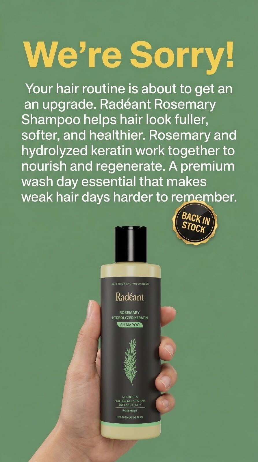 Radiant Root Facebook ad