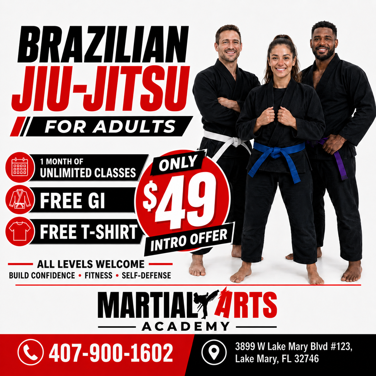 Martial Arts Academy Facebook ad