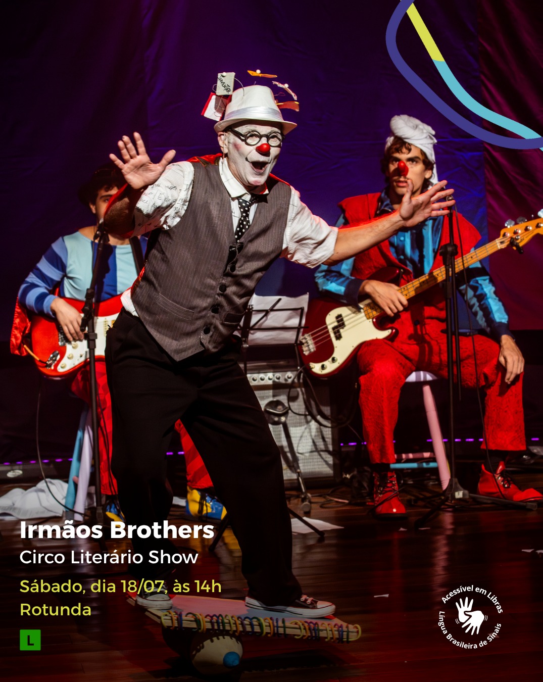 CCBB Rio de Janeiro Facebook ad: EDUCATIVO | Circo, literatura e muita diversão esperam…