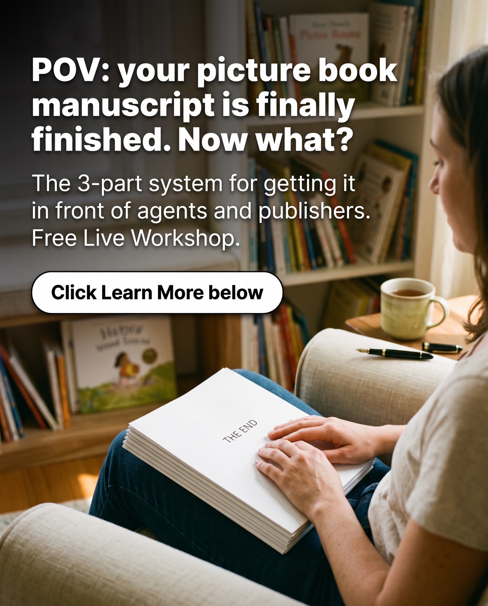 Rosie J. Pova Children's Author Facebook ad
