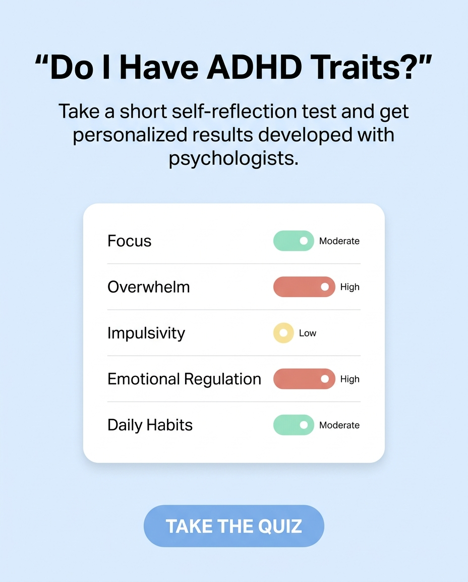 ADHD Clarity Test Facebook ad