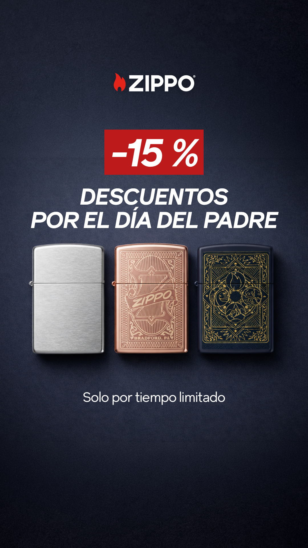 Zippo Europe Facebook ad