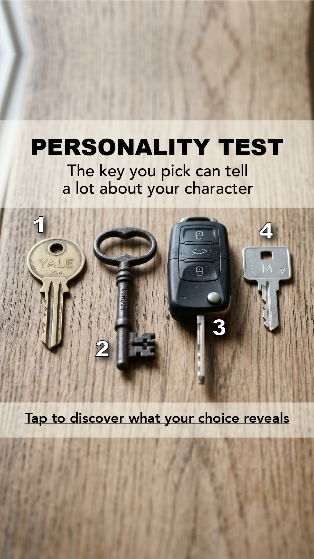 Personality Type Facebook ad