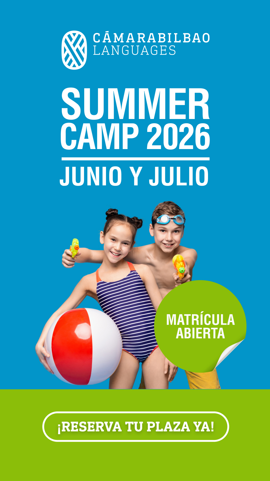 Escuela de Idiomas Cámara de Comercio Bilbao Facebook ad from May 6, 2026