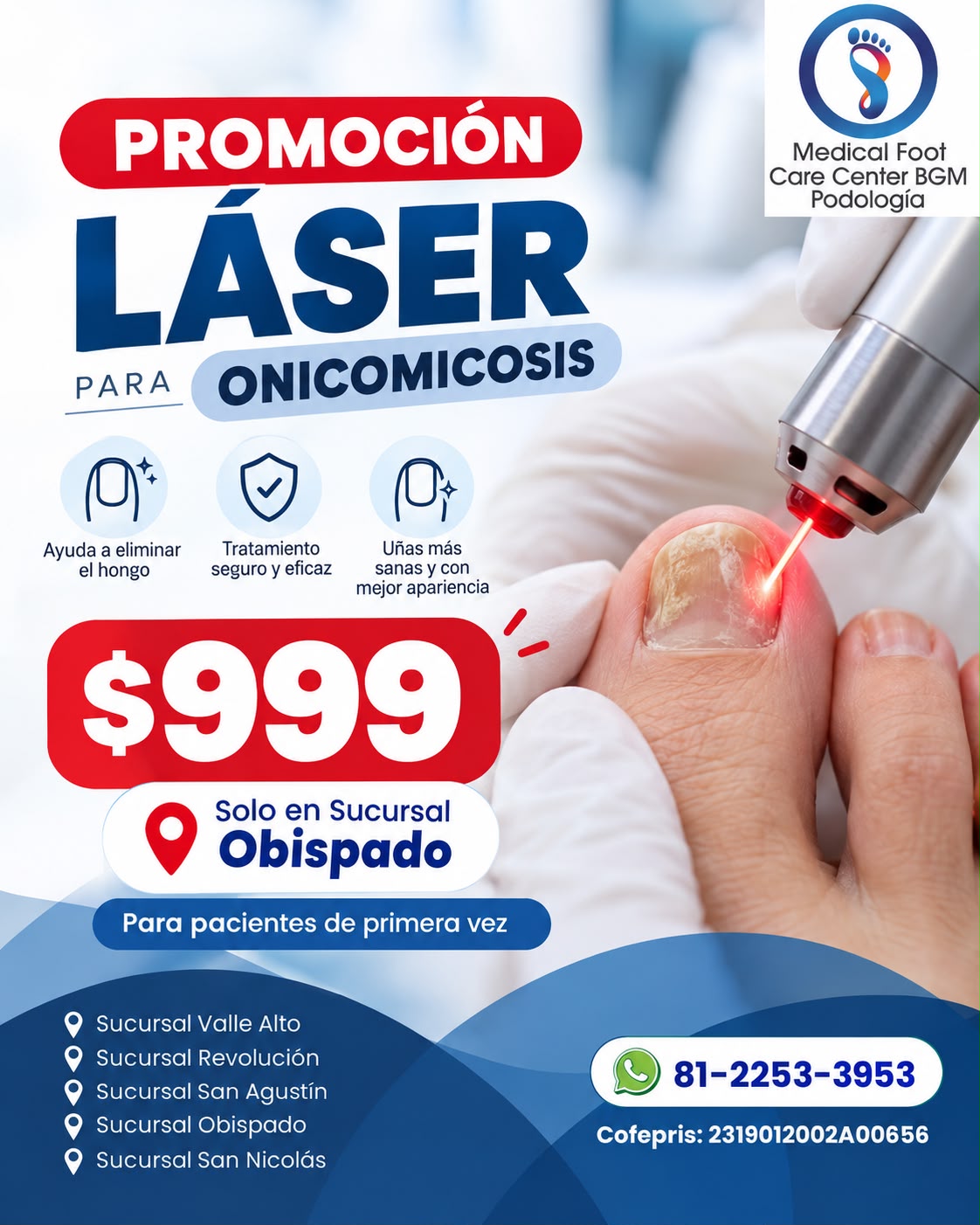Medical foot Care Center BGM Podologia Facebook ad