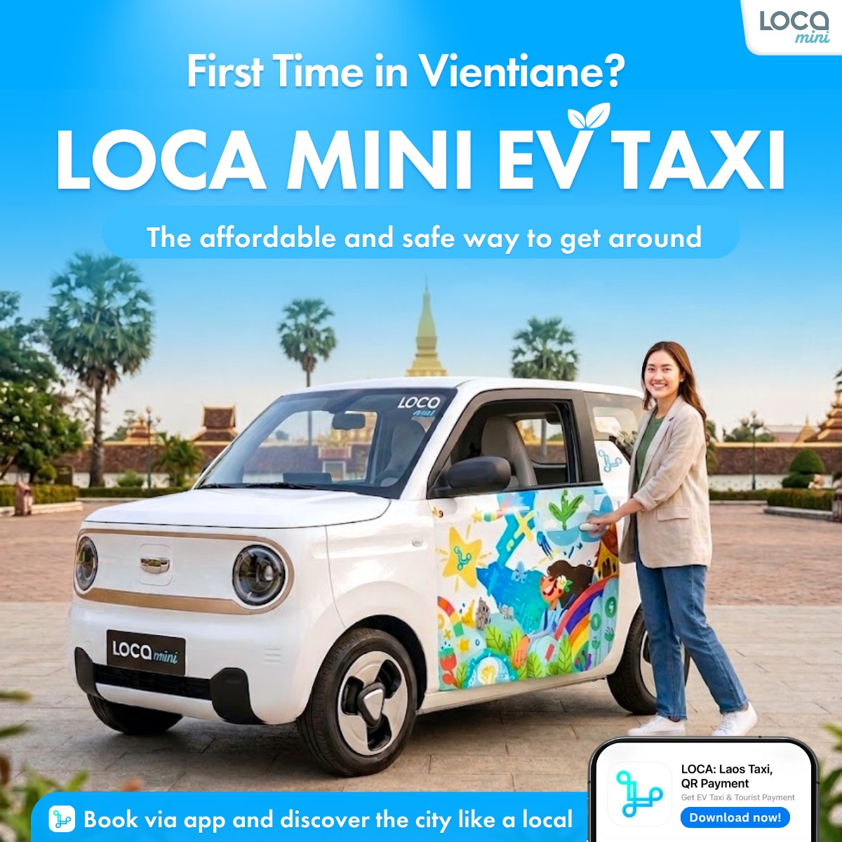 LocaLaos Facebook ad: Welcome to Vientiane!