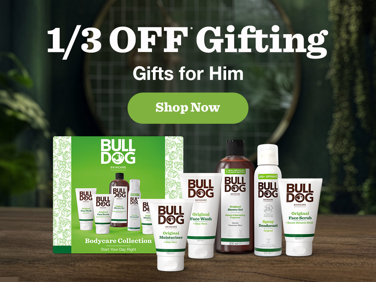 Bulldog Skincare Facebook ad