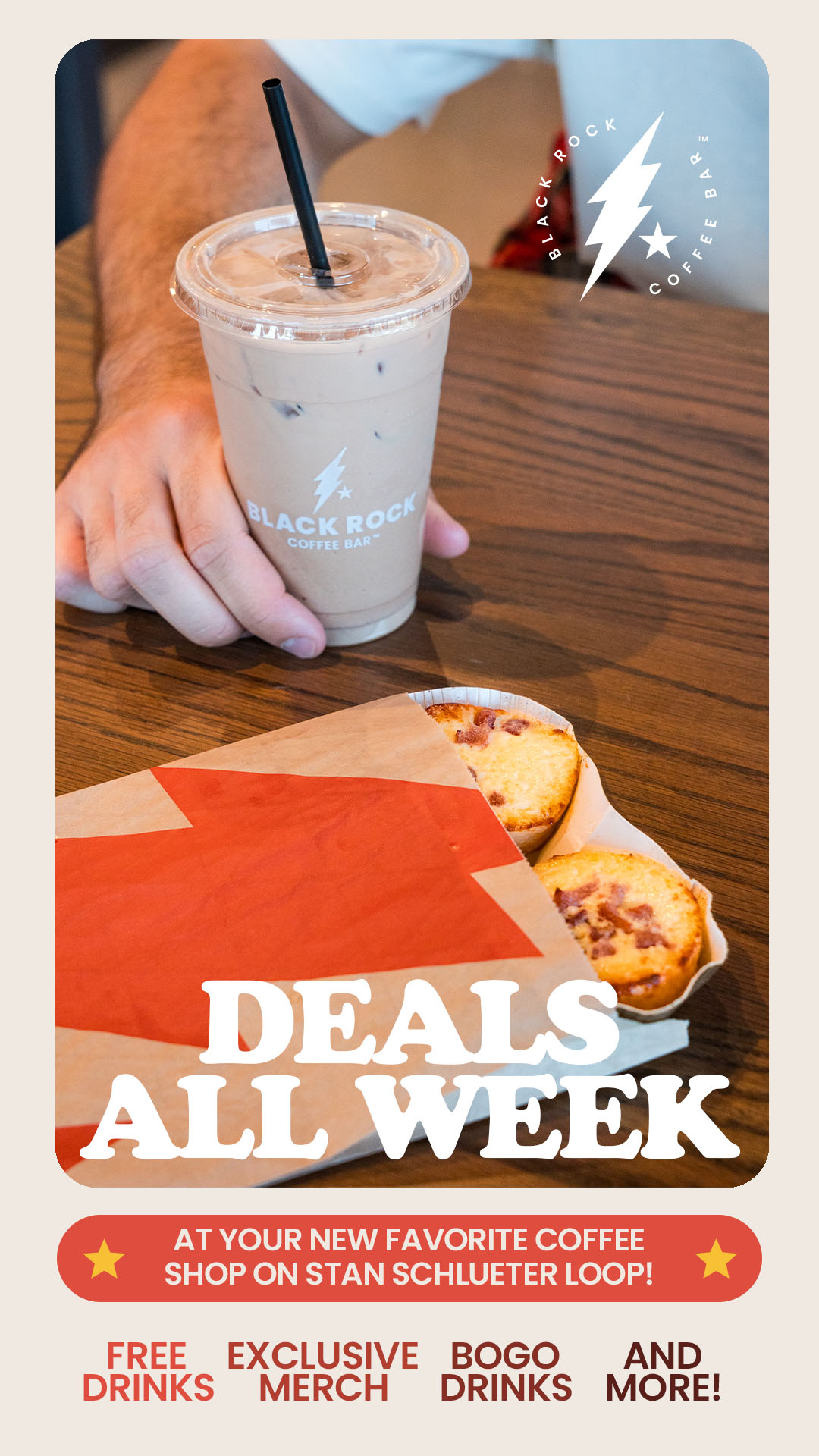 Black Rock Coffee Bar Facebook ad from Jul 10, 2026