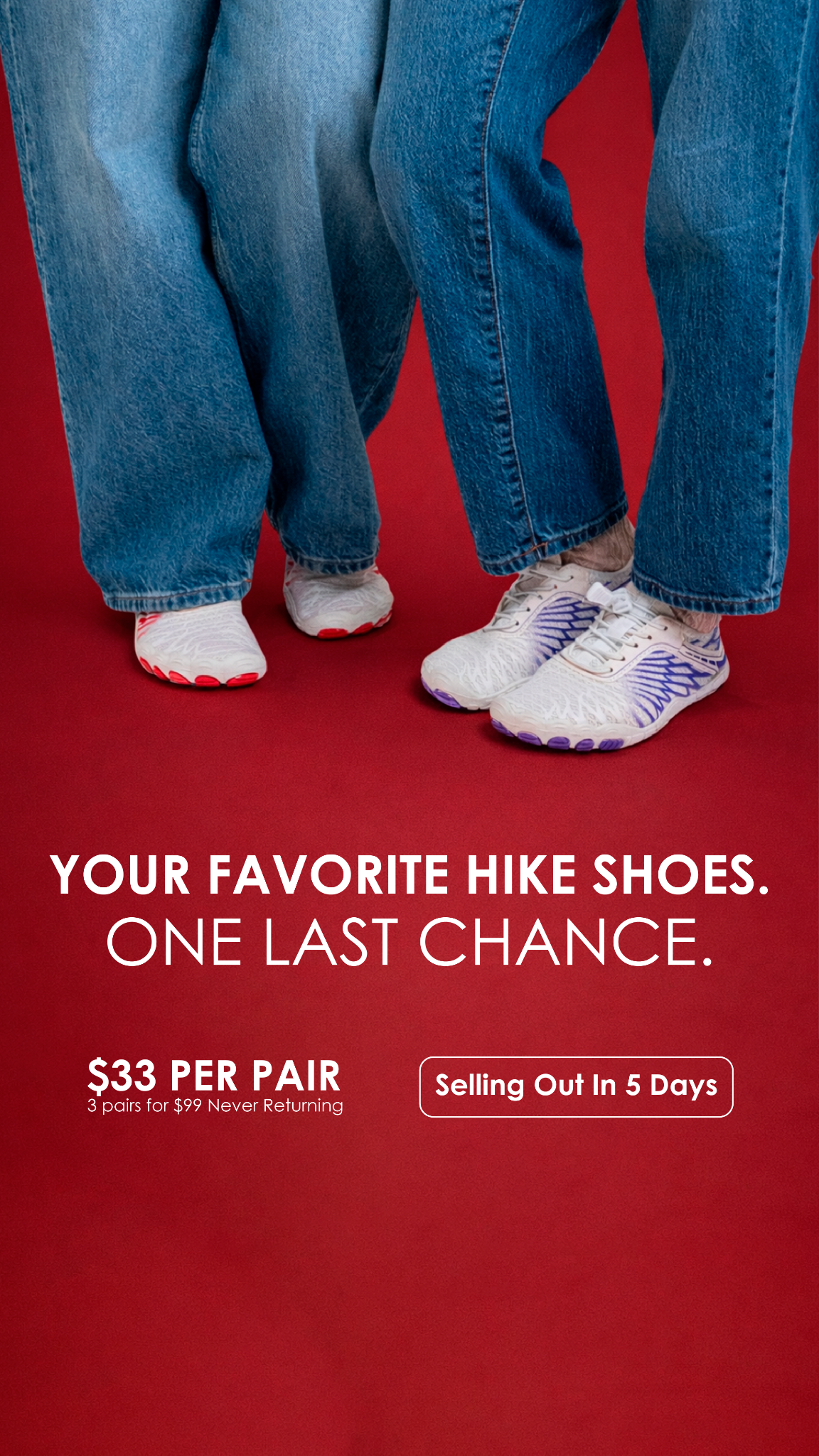 HIKE Footwear Facebook ad