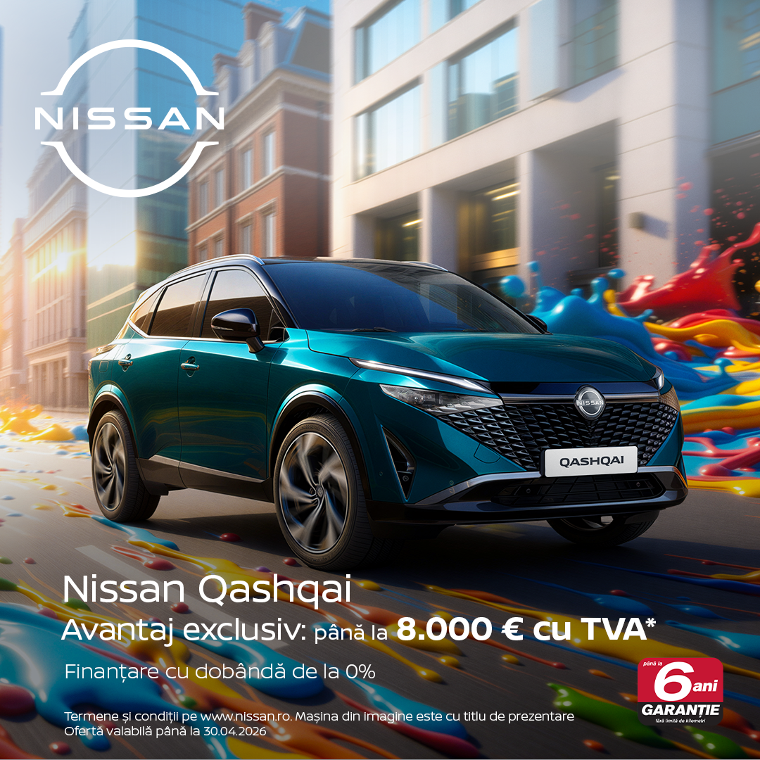 Auto Cobălcescu Facebook ad: Profită de oferta lunii aprilie la Nissan Auto…