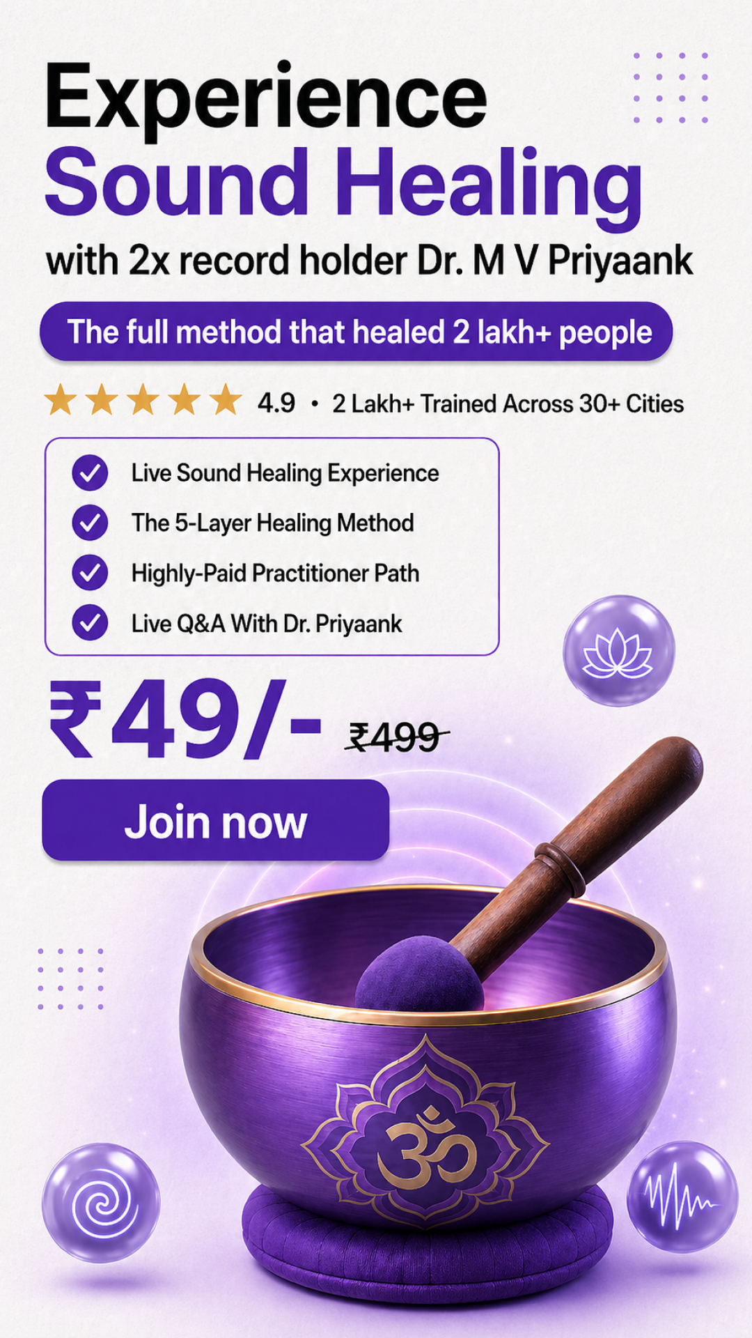 Consciousness Shastra Facebook ad: Heal from Within