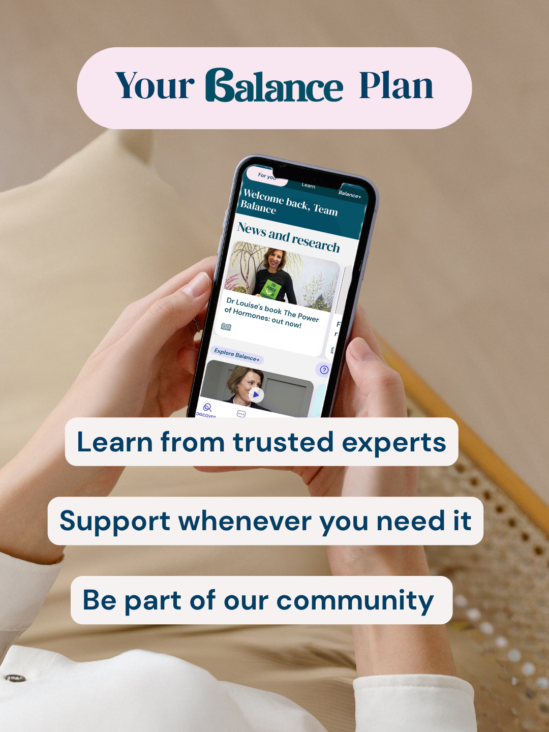 Balance Hormone Health Facebook ad