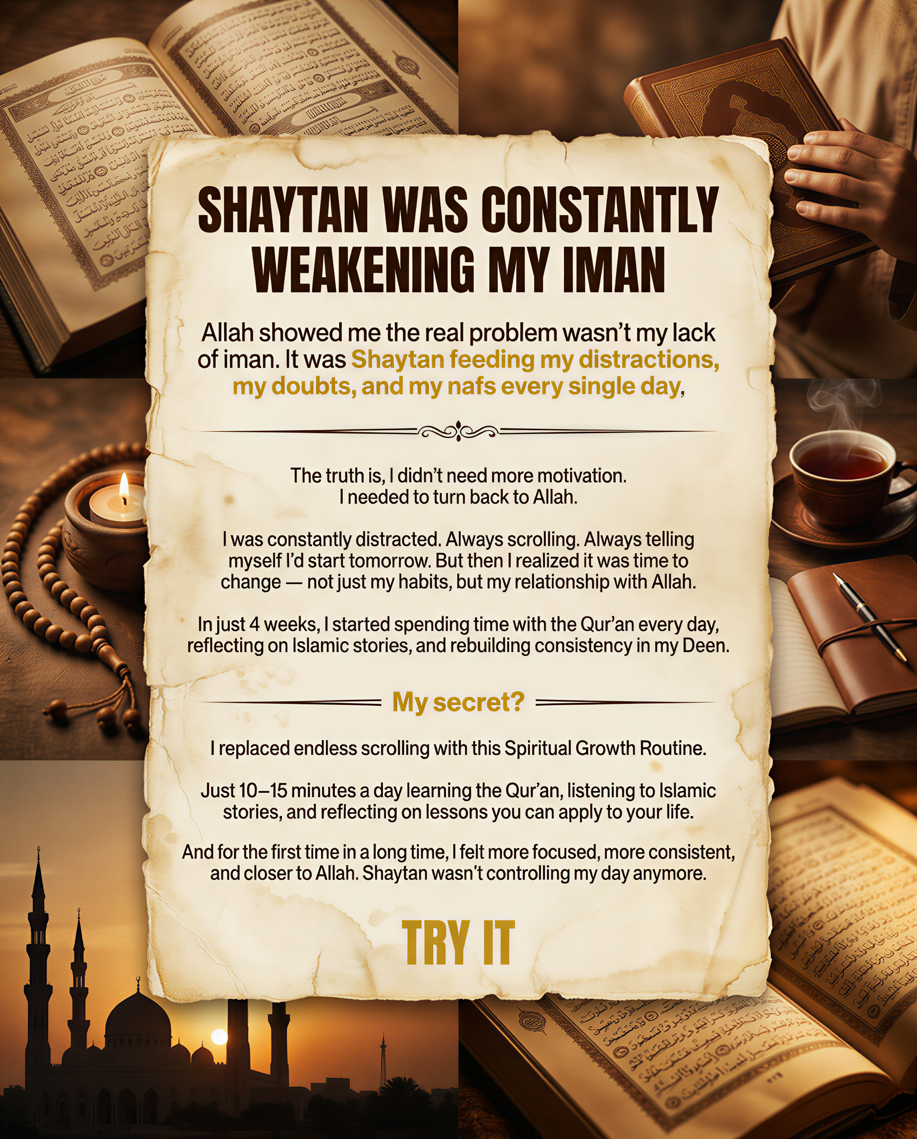 Imam Advice Daily Facebook ad