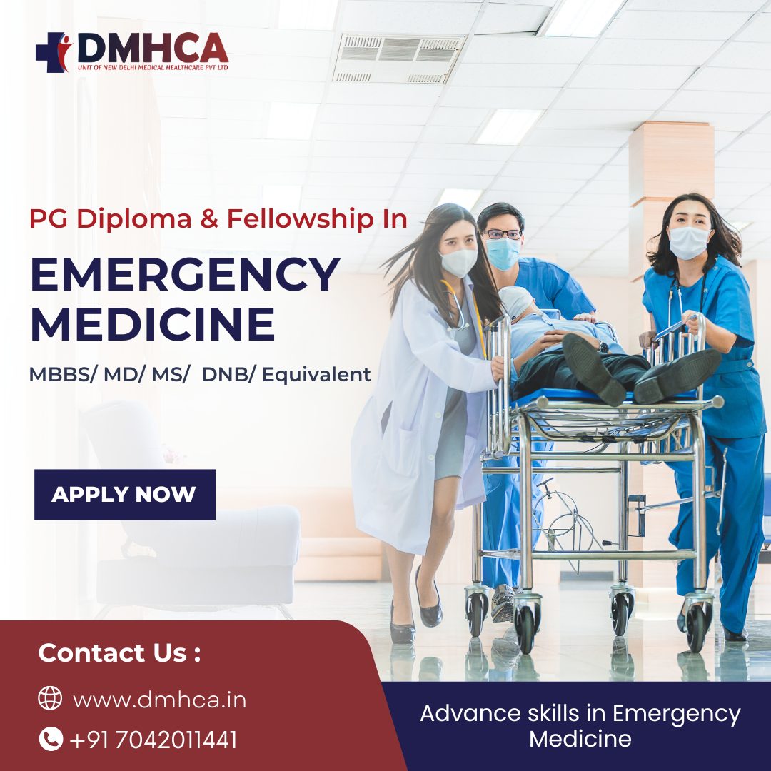 Delhi Medical Healthcare Academy Facebook ad: Master Emergency Medicine