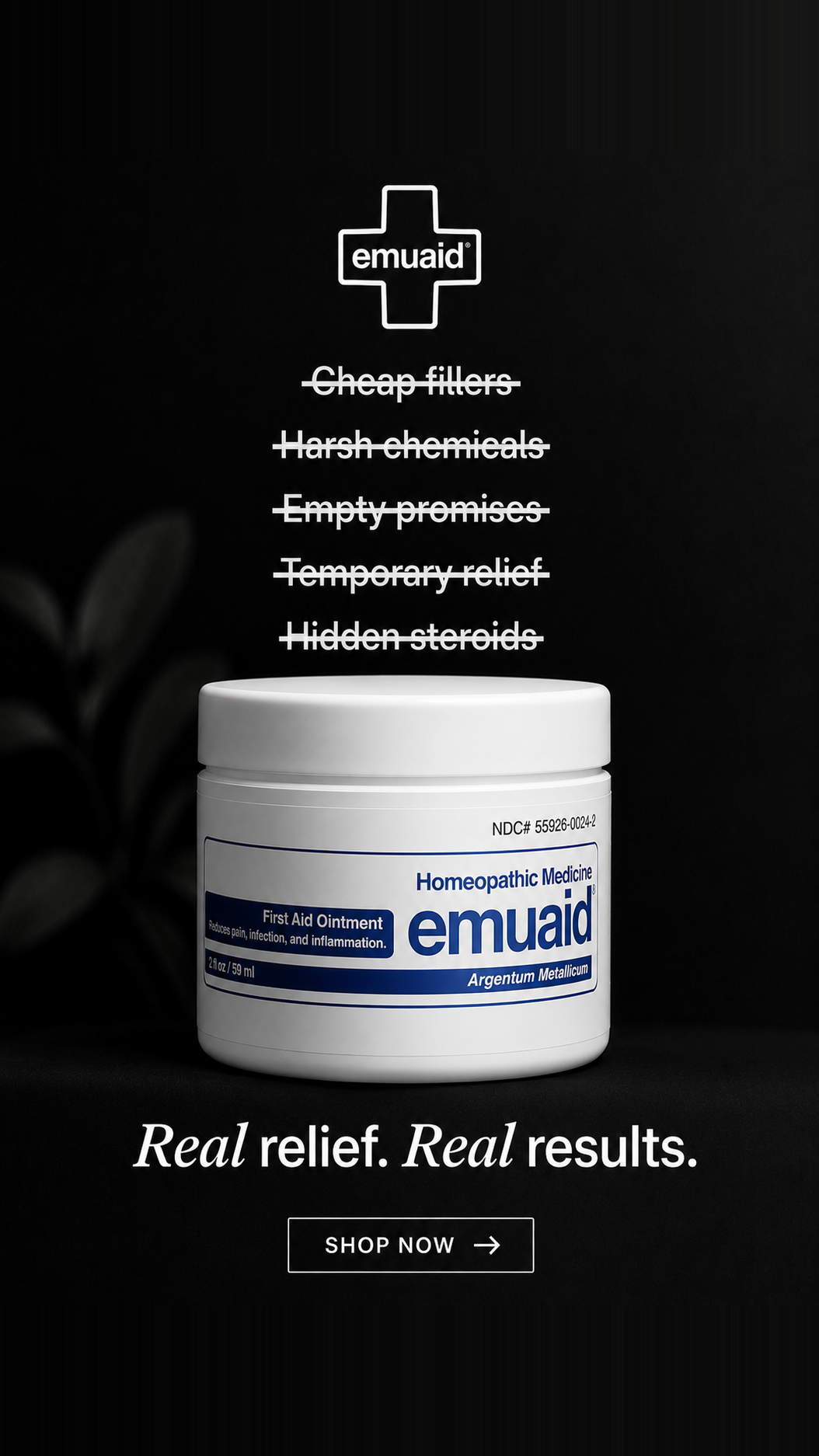 Emuaid Facebook ad