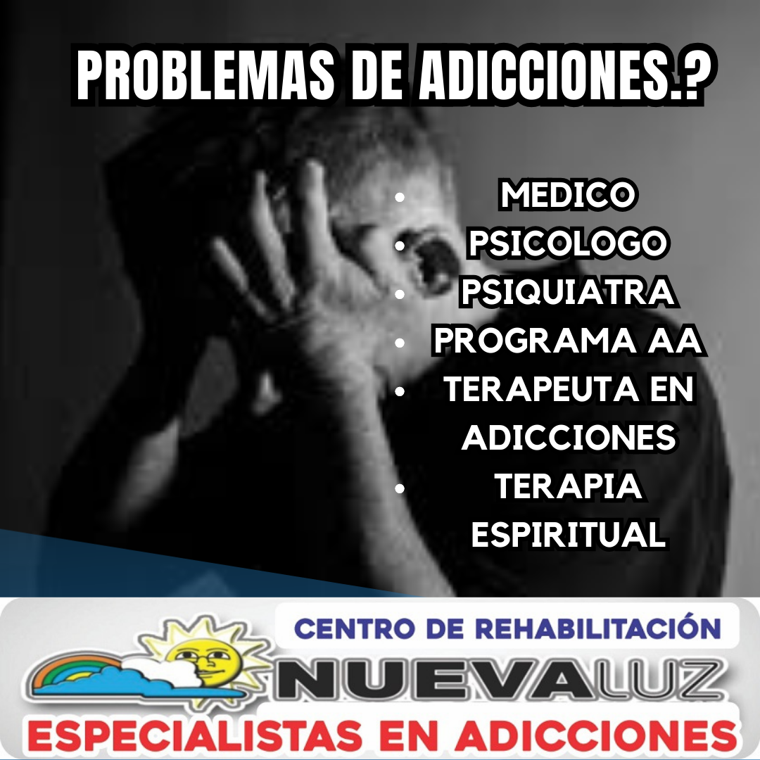 Centro de rehabilitación NUEVA LUZ Facebook ad: Unidos contra la adicción en Nueva Luz.