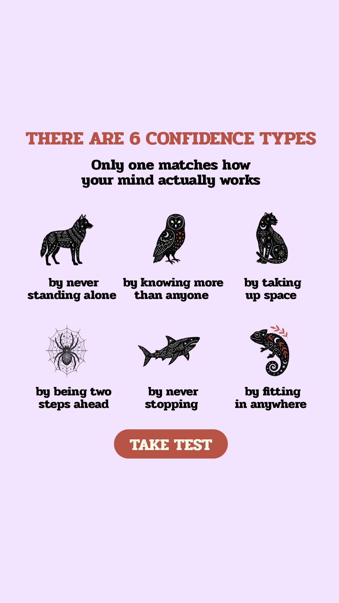 Personality Type Facebook ad