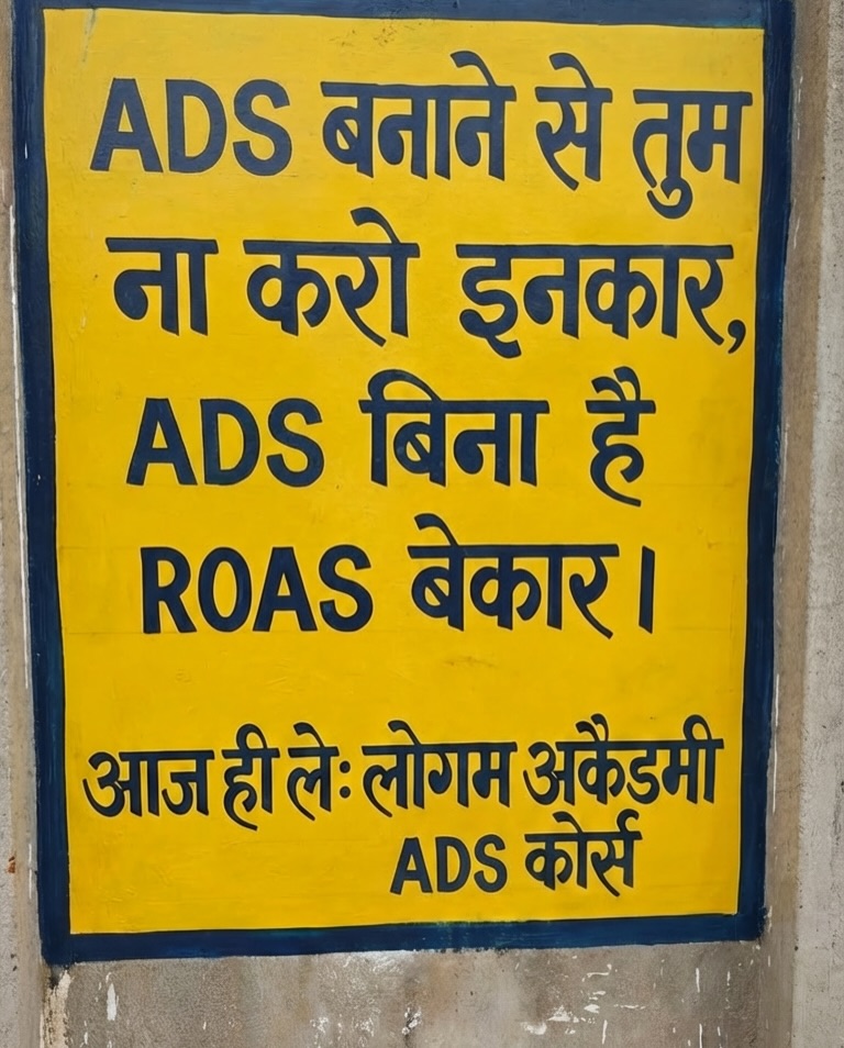Logam Academy Facebook ad: Yeh course nahi liya to kya kiya