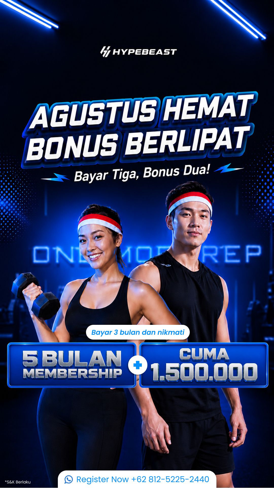 Hypebeast GYM Merr Facebook ad from Aug 5, 2026