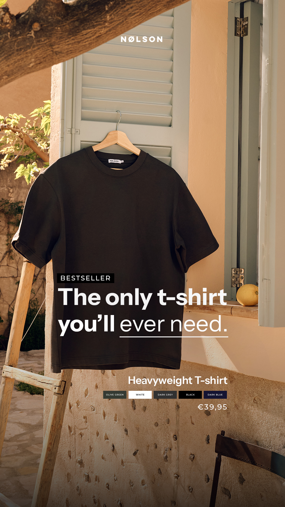 Nølson Facebook ad: Now in Olive Green