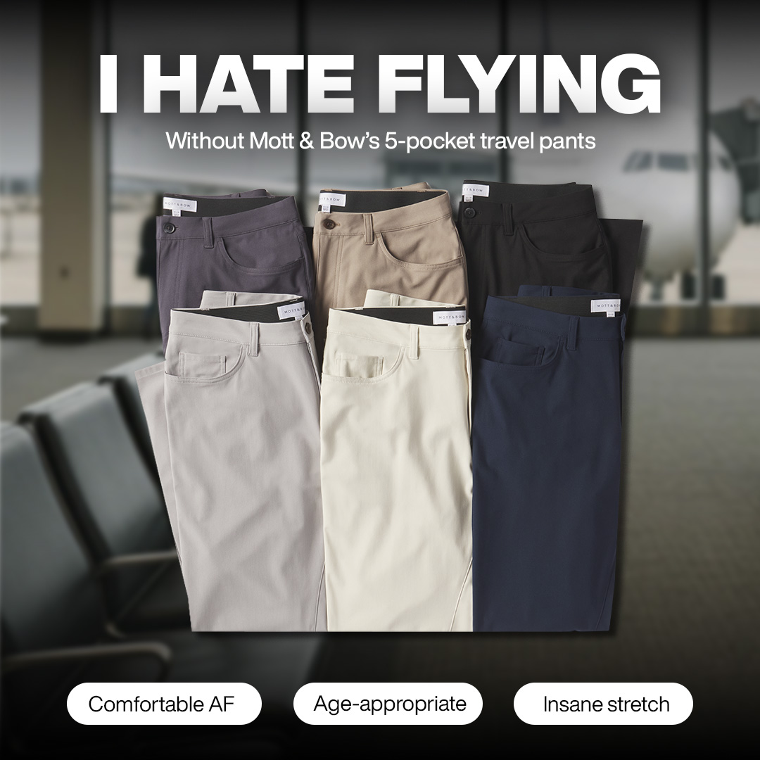 Best Travel Pants Facebook ad: Your Most Comfortable Pants Yet