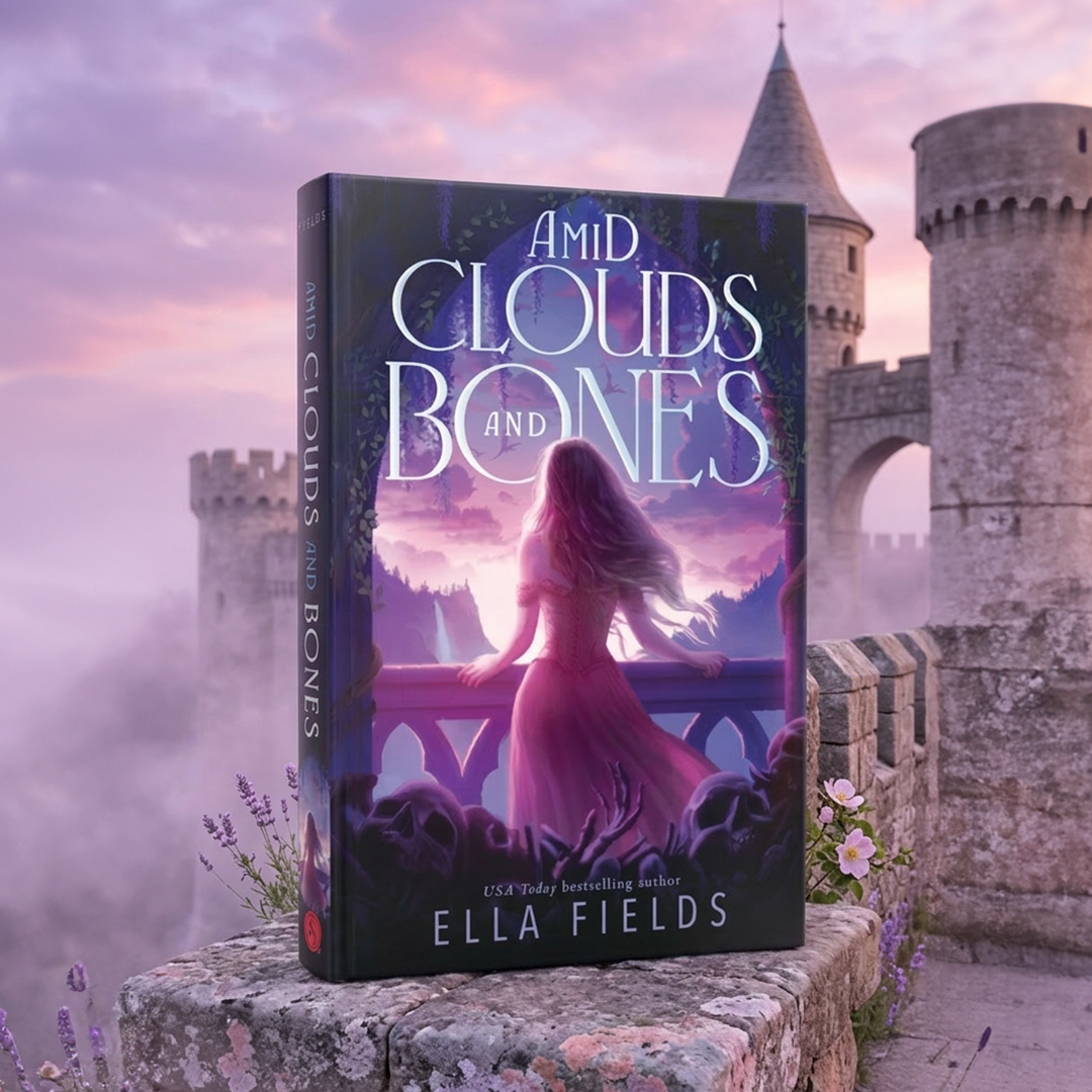 Scarlett Press Facebook ad: Amid Clouds and Bones
