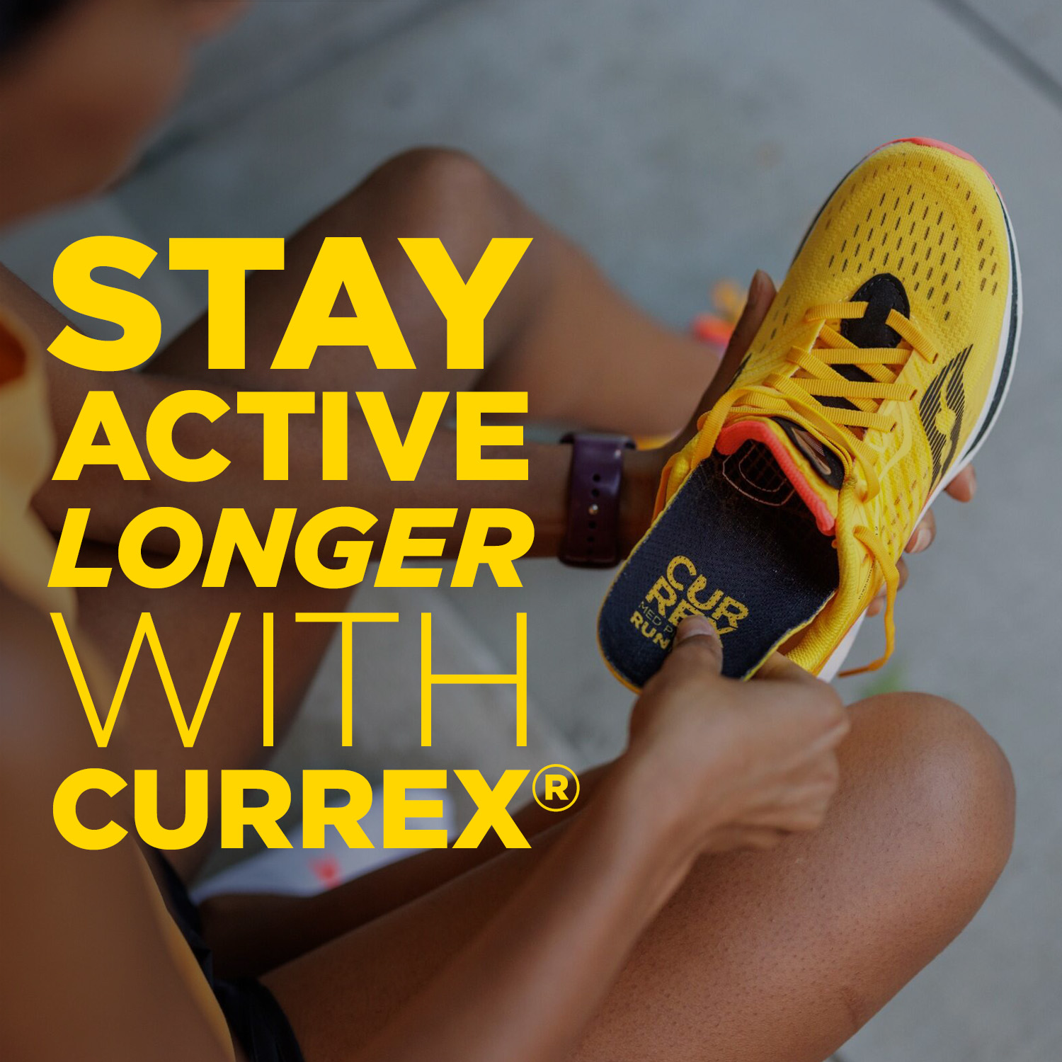 CURREX Facebook ad: Sport-Specific Insoles