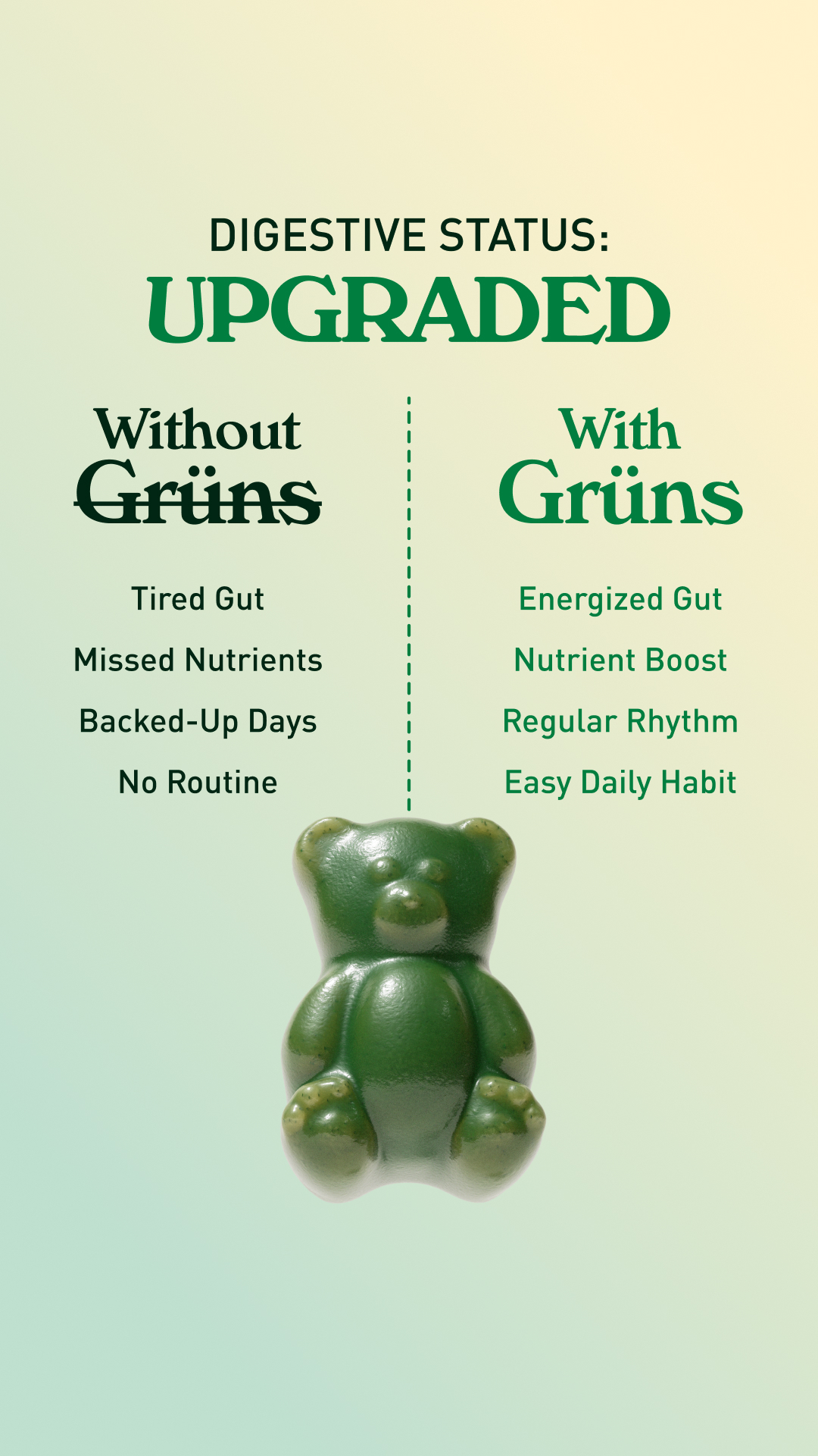 Grüns Facebook ad