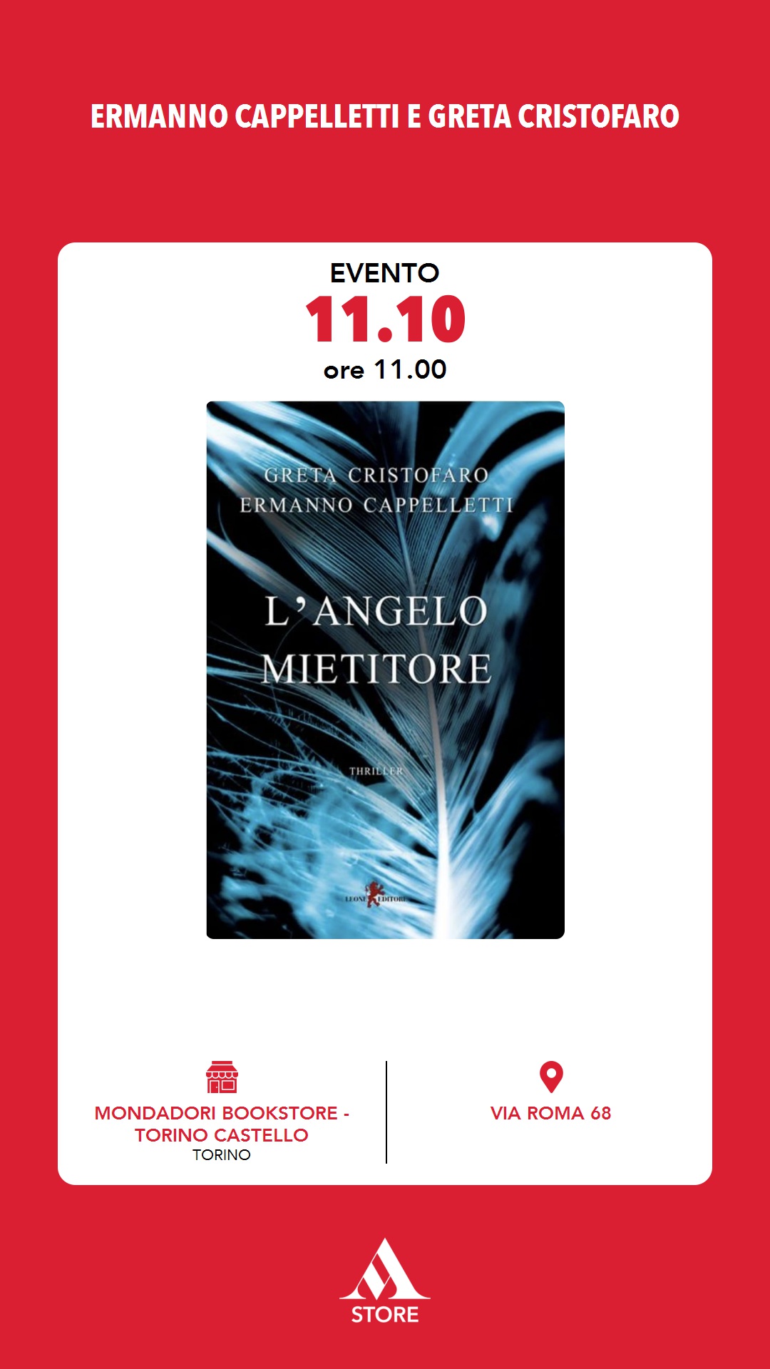 Mondadori Store Facebook ad: I NOSTRI EVENTI A PORTICI DI CARTA 2026