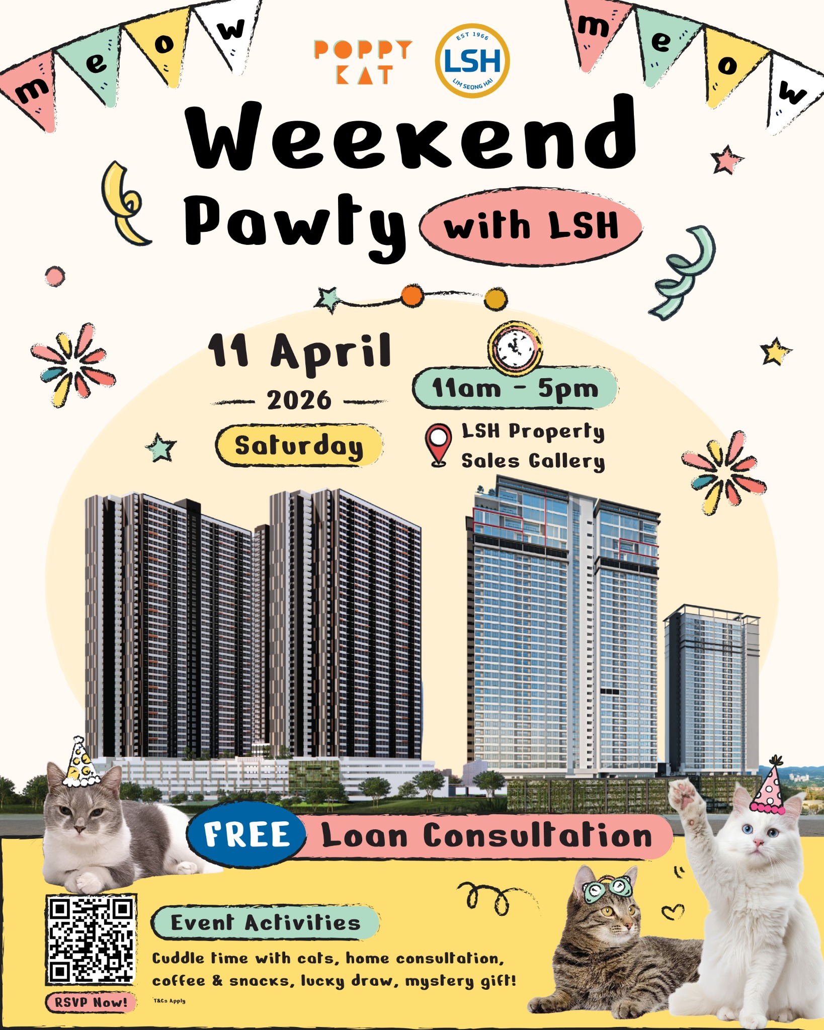 LSH Lake Side Homes Facebook ad: Weekend Paw-ty at LSH!