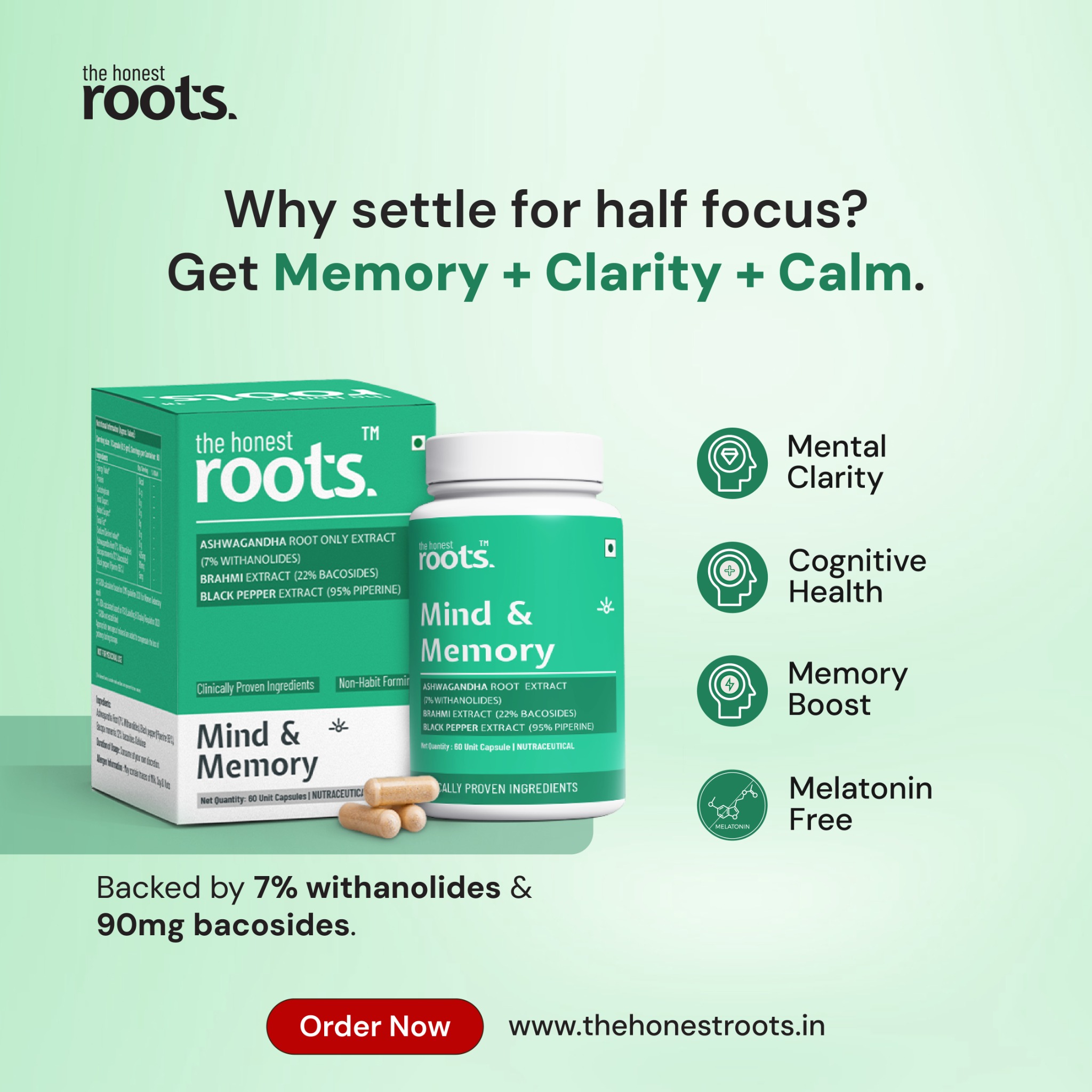The Honest Roots Facebook ad