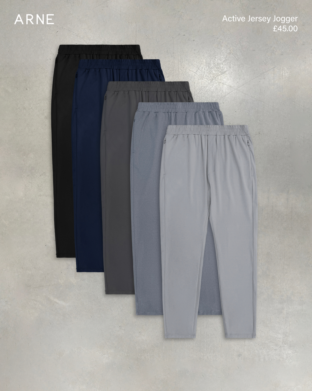 Arne Facebook ad: Shop the Active Collection.