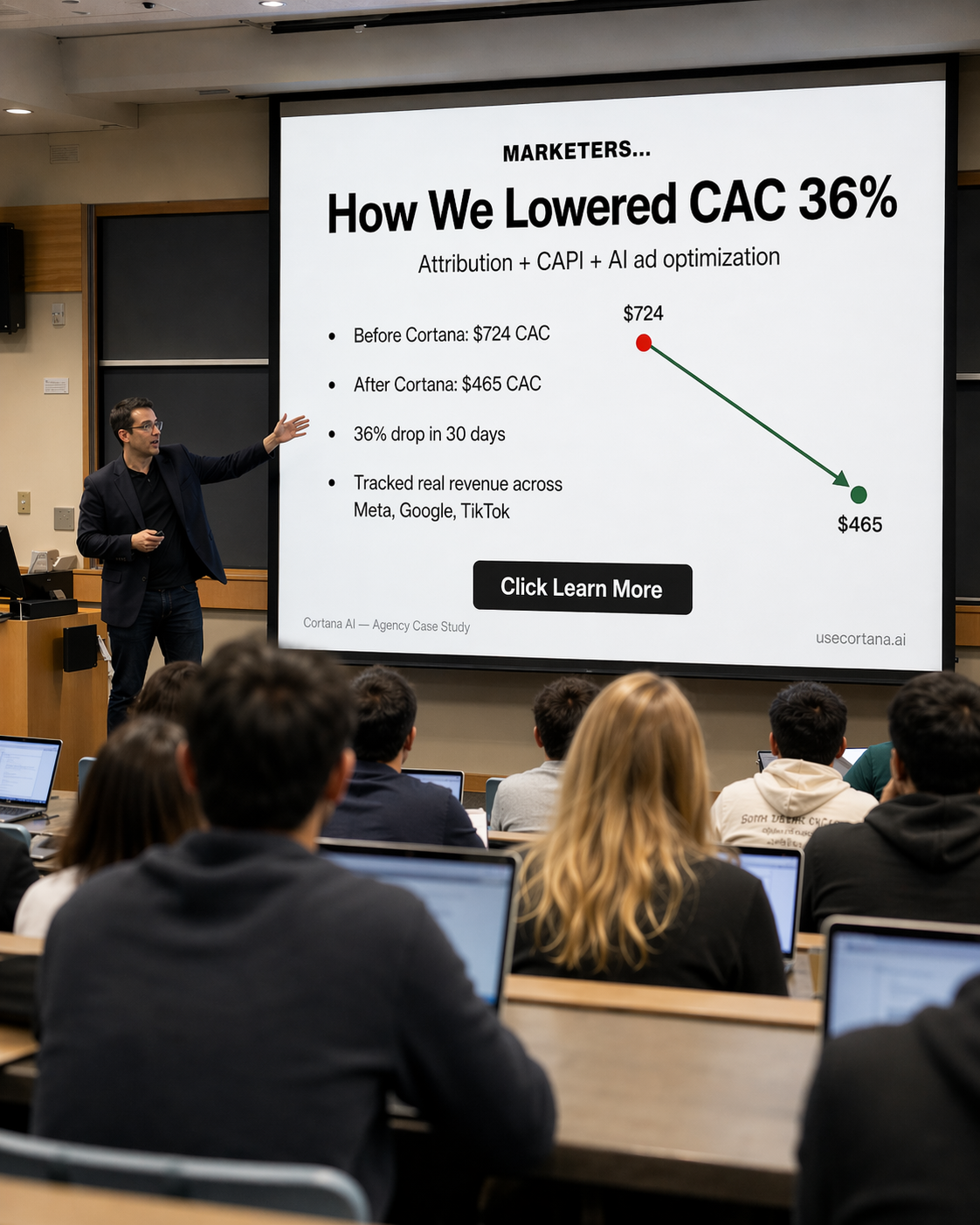 CEO Of Cortana AI - Matei Parvu Facebook ad