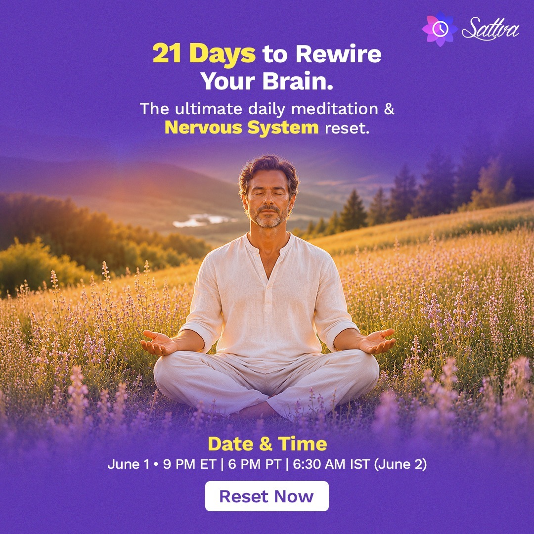 Sattva Meditation App  Facebook ad