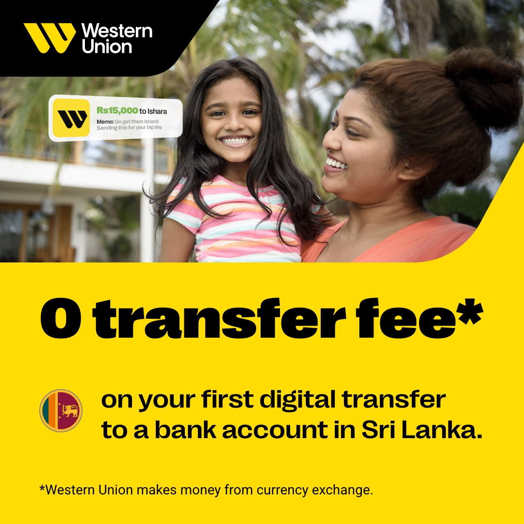 Western Union Facebook ad