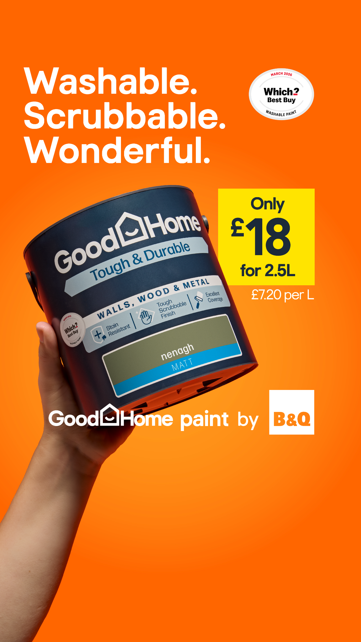 B&Q Facebook ad