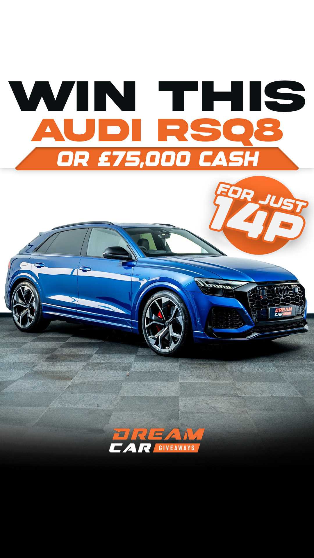 Dream Car Giveaways Facebook ad