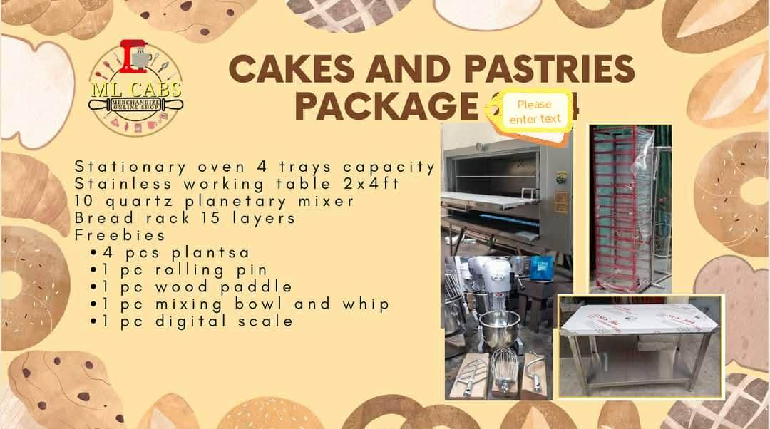 ML CABS Baking Tools and Equipment Facebook ad: bakery equipment