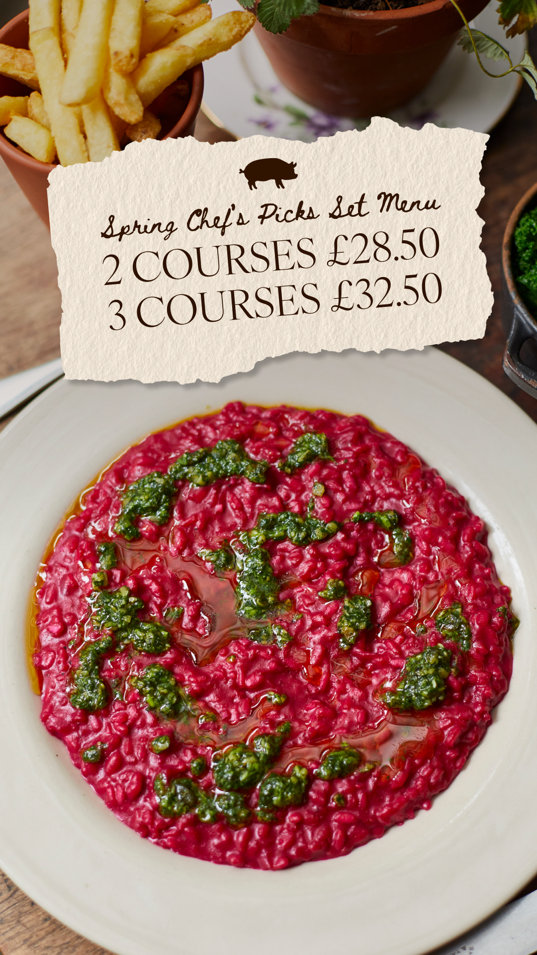 THE PIG Hotel Facebook ad
