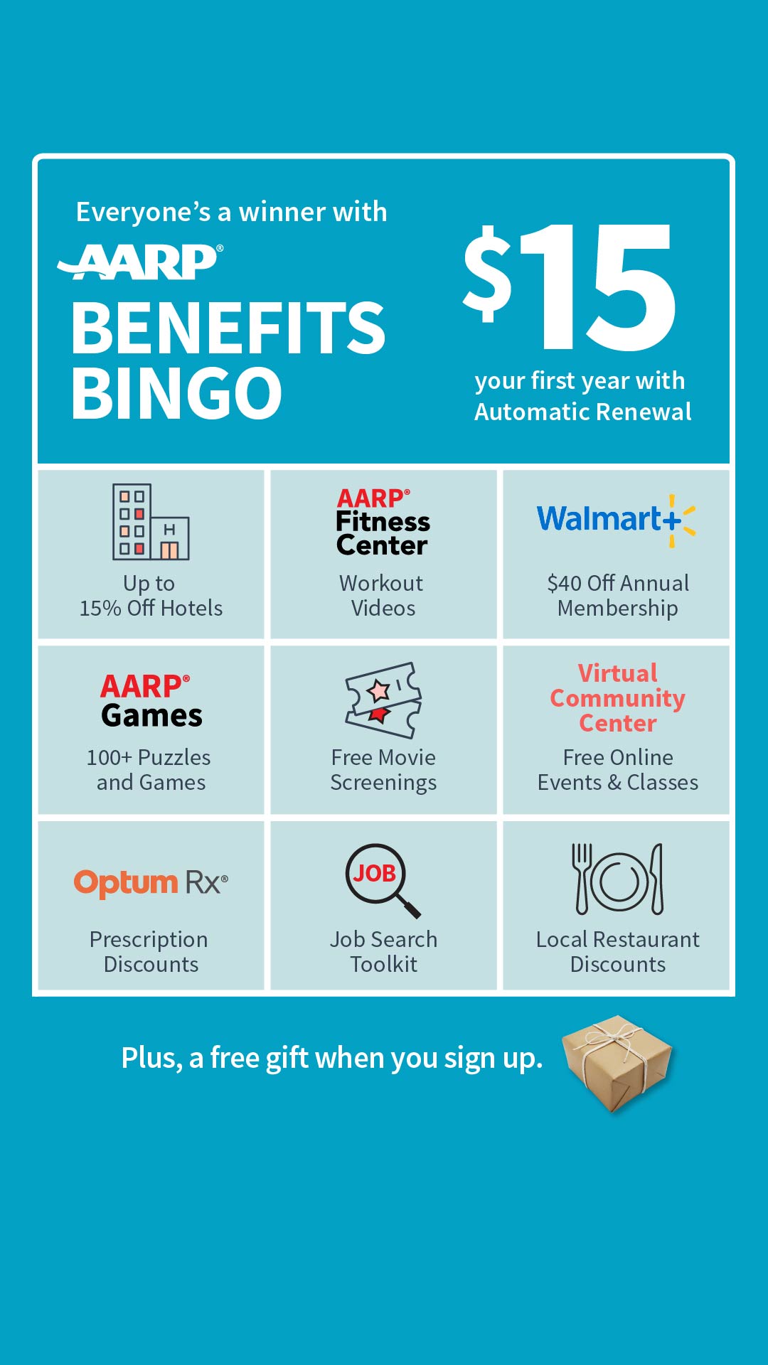 AARP Facebook ad