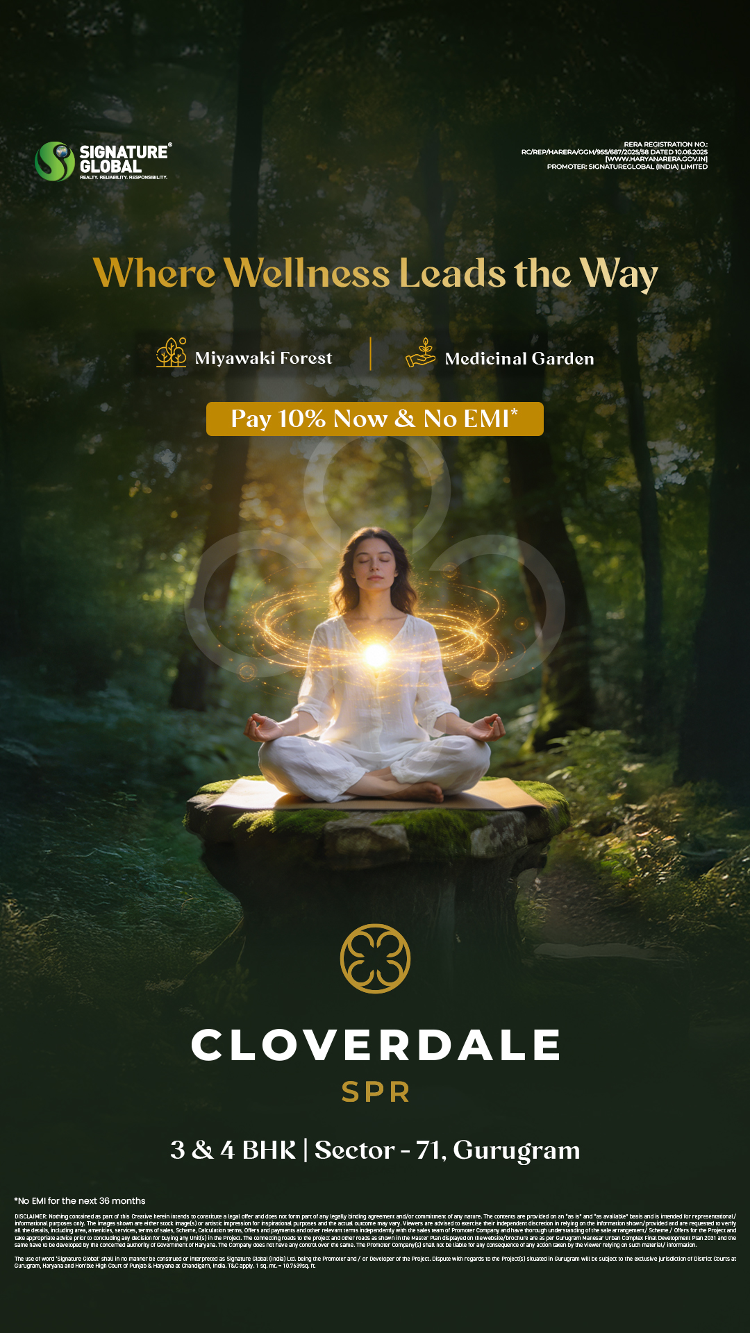 Signature Global Cloverdale SPR Facebook ad from Mar 2, 2026