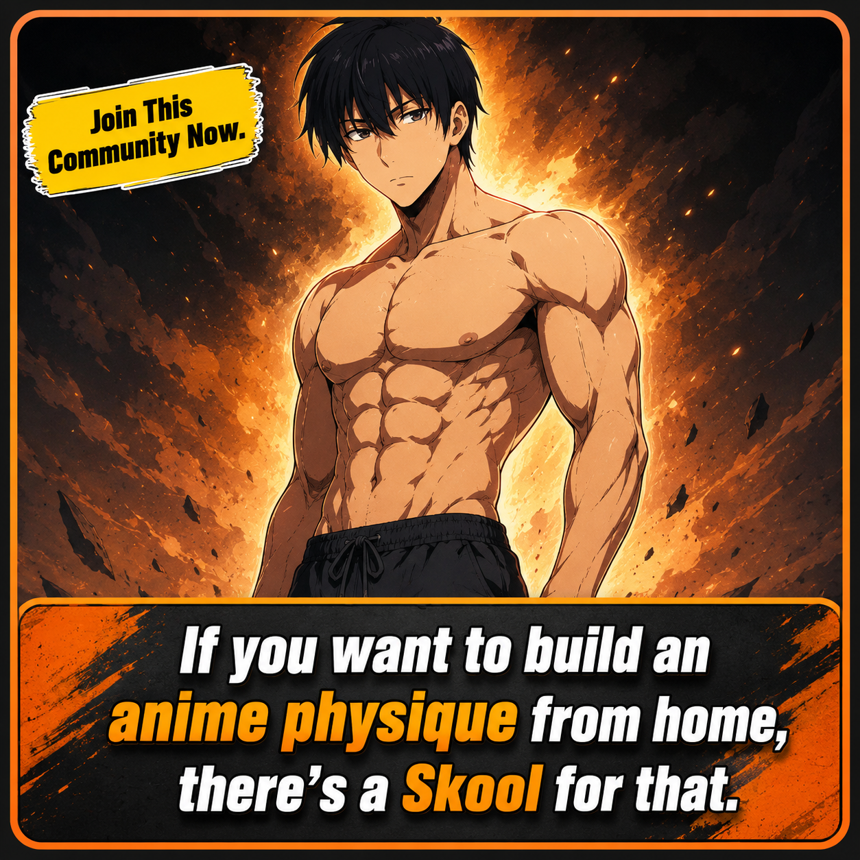 Skool Facebook ad
