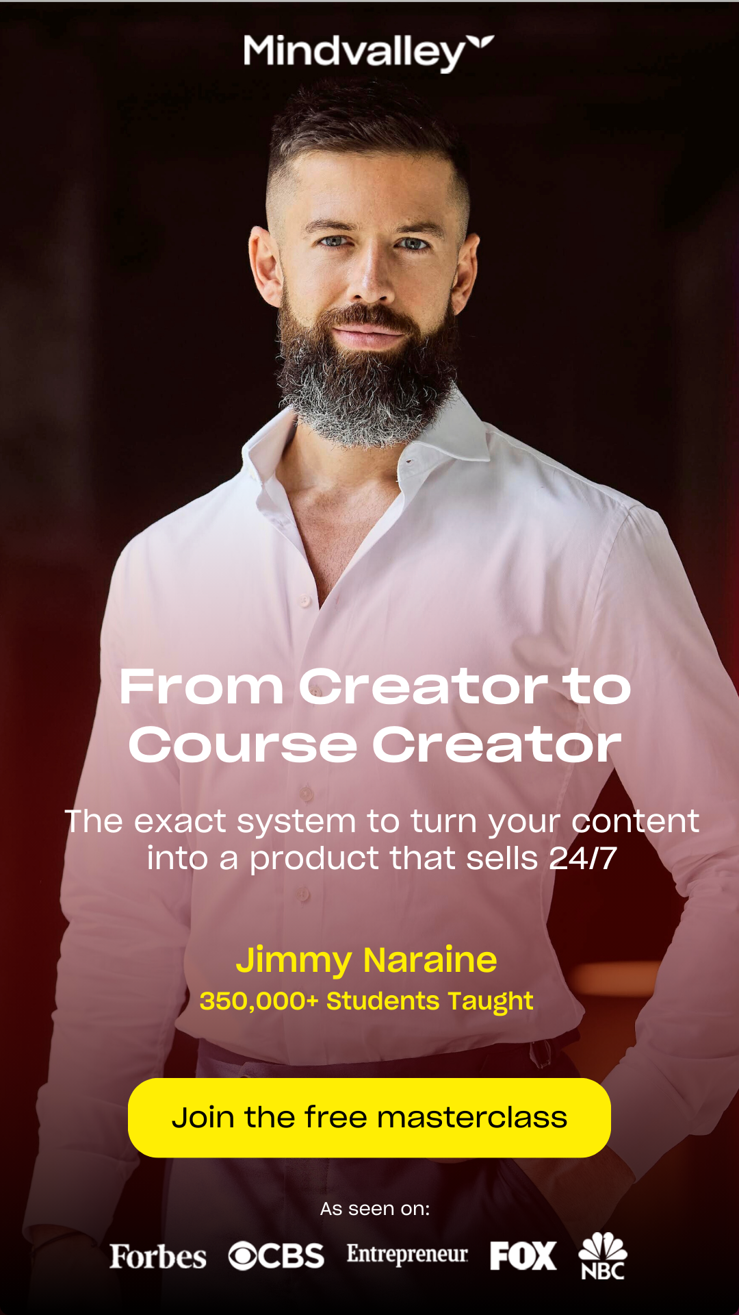 Mindvalley Facebook ad from Mar 8, 2026