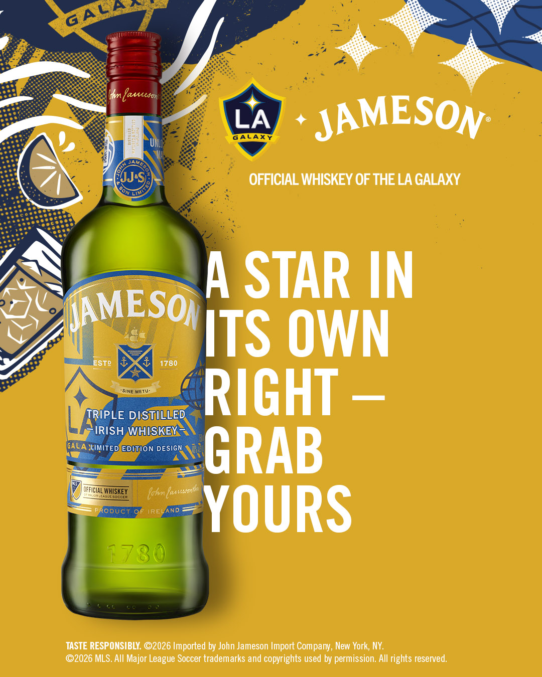 Jameson Irish Whiskey Facebook ad from Jul 1, 2026