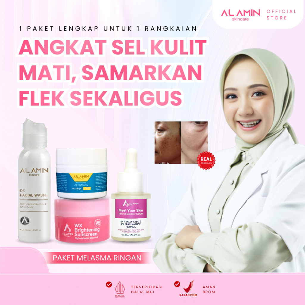 Alamin skincare Facebook ad