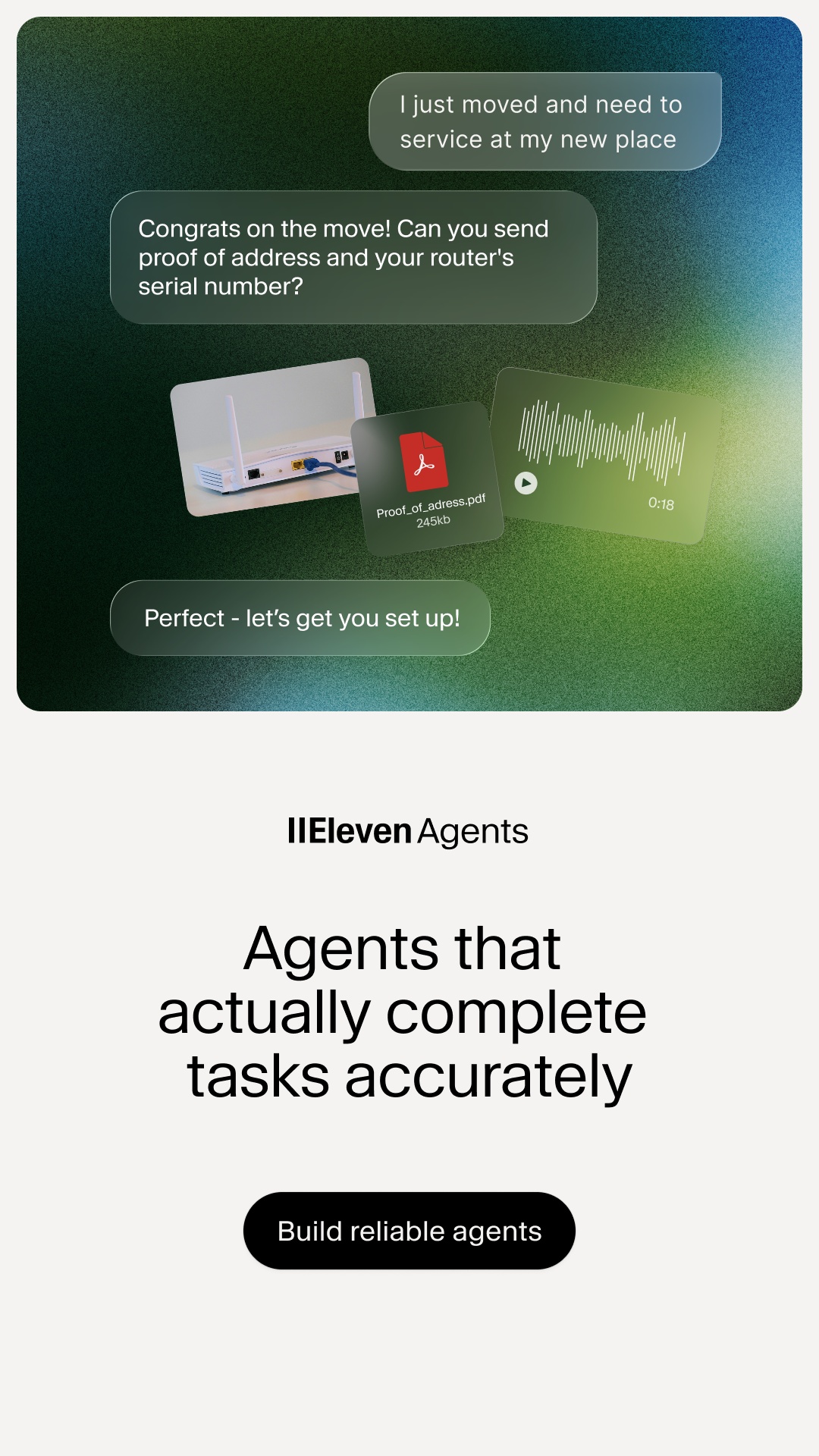 ElevenLabs Facebook ad