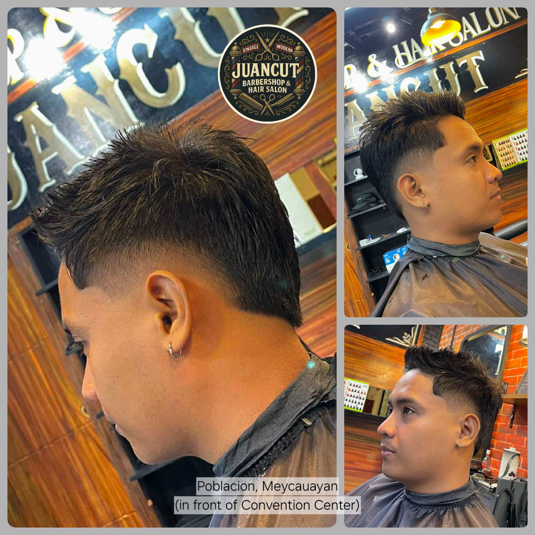 JuanCut Barbershop Facebook ad from Aug 29, 2025